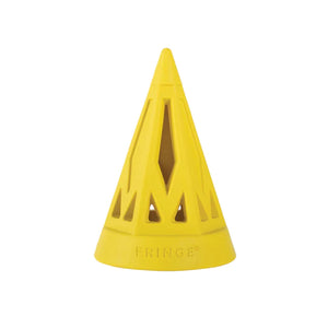 You Cone Do It Yellow Rubber Dog Toy