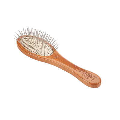All Wire Bamboo Handle Dog Brush