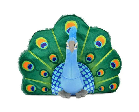 Plush Peacock Dog Toy