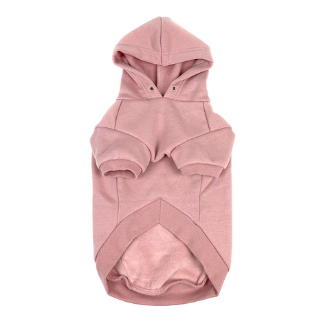 Dusty Pink Dog Pullover Hoodie