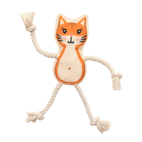 Billy The Cat Rope Dog Toy