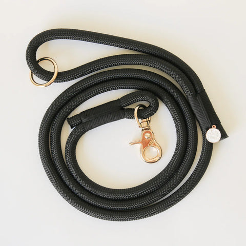 Black Rope Leash