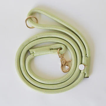 Lime Green Braided Rope Leash