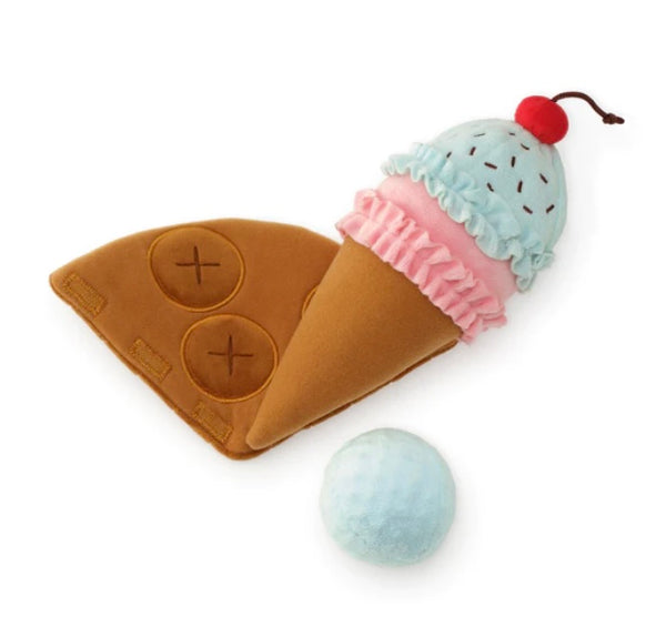 Interactive Ice Cream Dog Toy