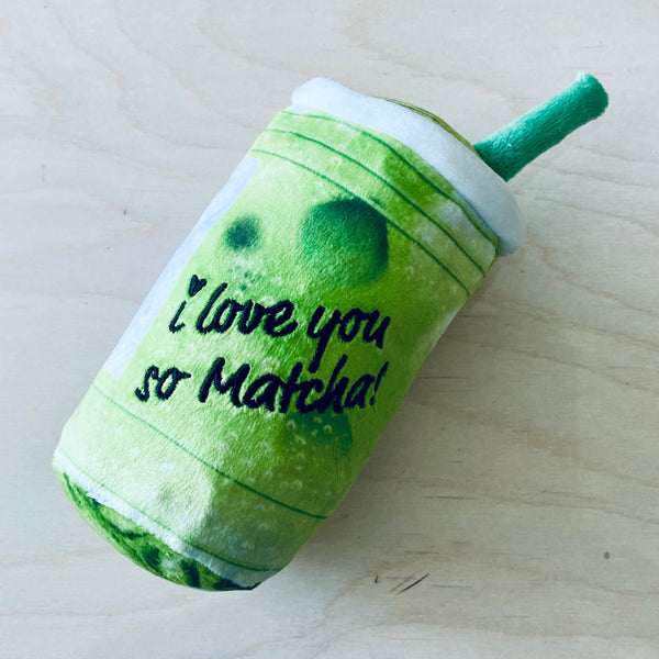 Starbarks Iced Matcha Squeaky Dog Toy