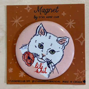 SAH Lil' Shit Cat Magnet