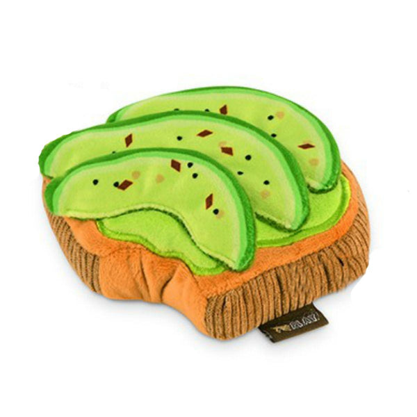 Mini Avocado on Toast Dog Toy