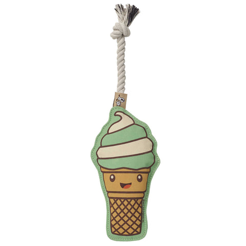 Ice Cream Rope & Canvas Dog Toy