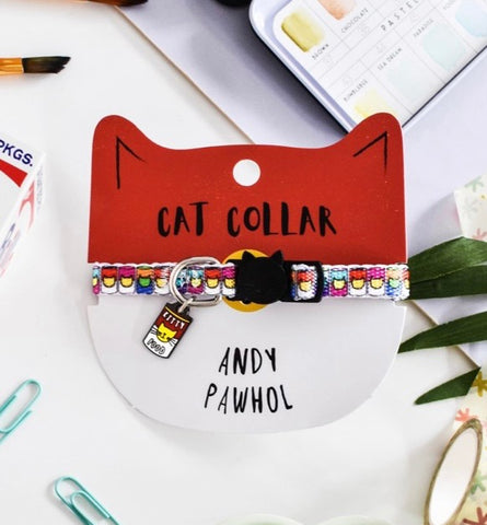 Andy Pawhol Cat Collar