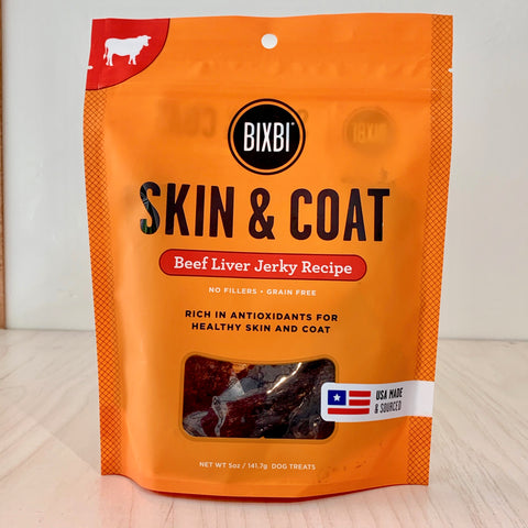 Bixbi Skin & Coat Beef Liver Jerky