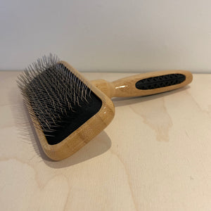 Bamboo De-matting Slicker Brush